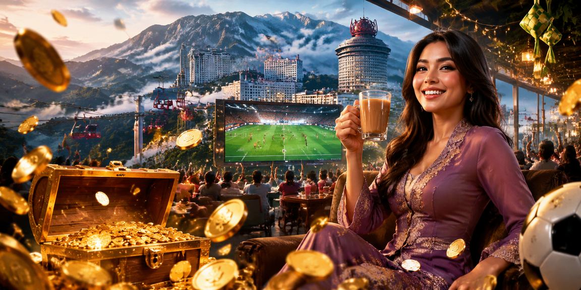 Pertaruhan bola sepak di Genting Highlands dengan suasana Malaysia