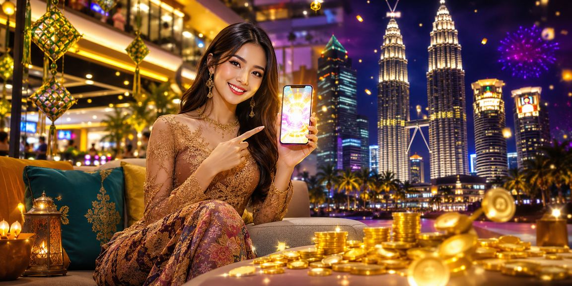 Pengguna Kuala Lumpur mengakses permainan kasino 53200 melalui aplikasi telefon pintar