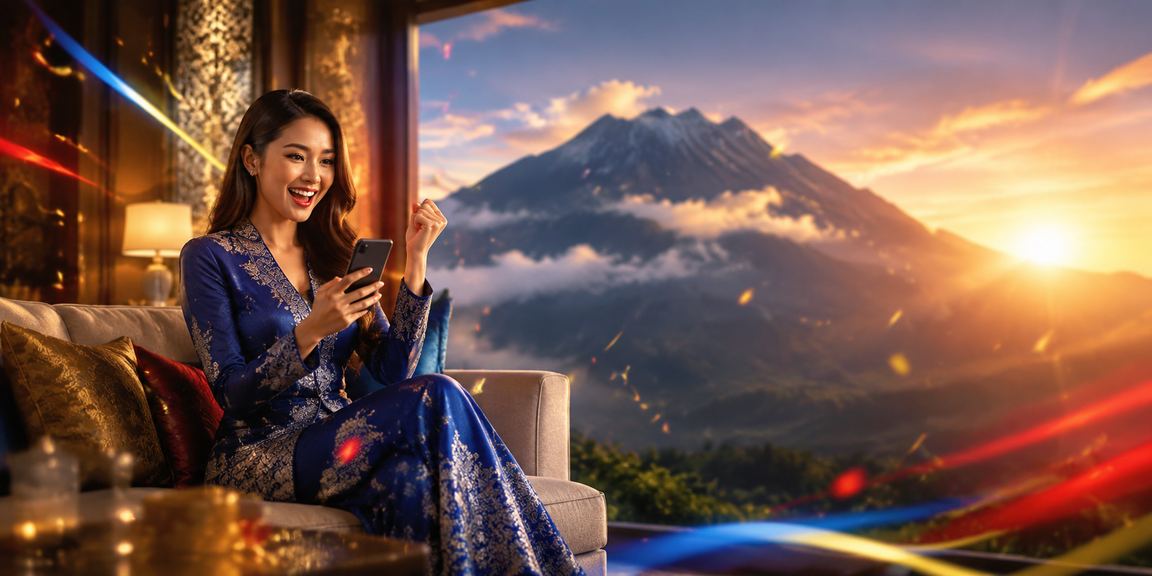 Pengguna mengakses platform 53200 melalui aplikasi Android